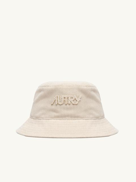 UNISEX BUCKET HAT WITH TONE-ON-TONE LOGO