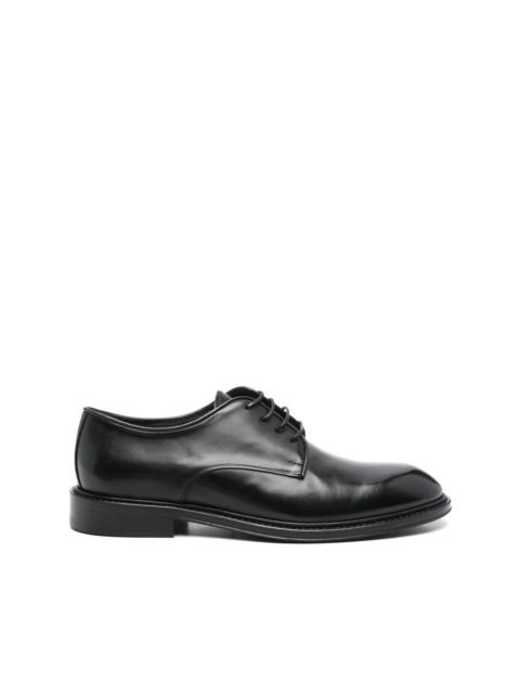 leather derby shoes