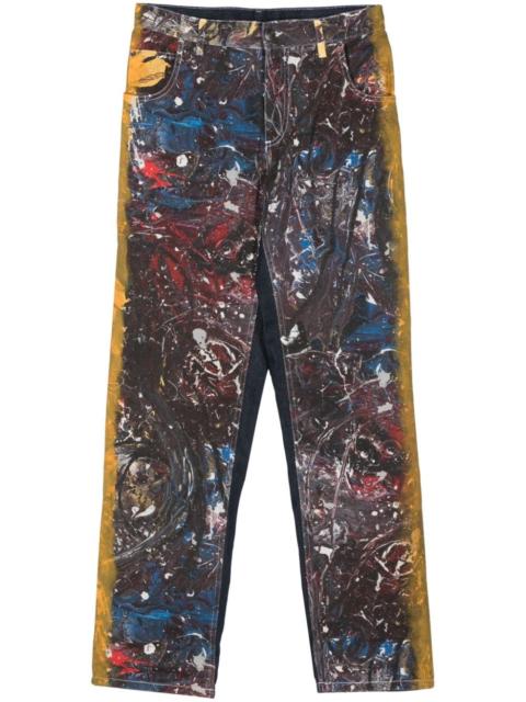 Exclusive Painted Art jeans