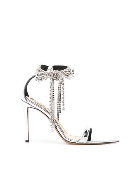 100mm crystal-embellished pumps