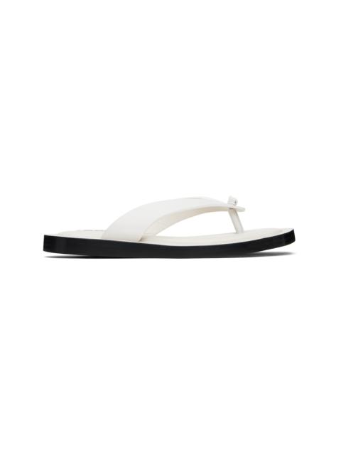 White Thong Sandals