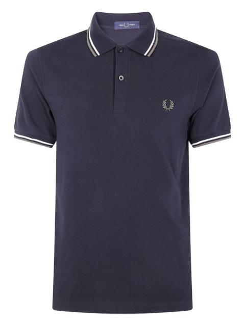 logo-detail polo shirt