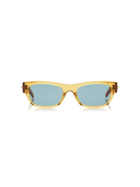 One Square-Frame Acetate Sunglasses green