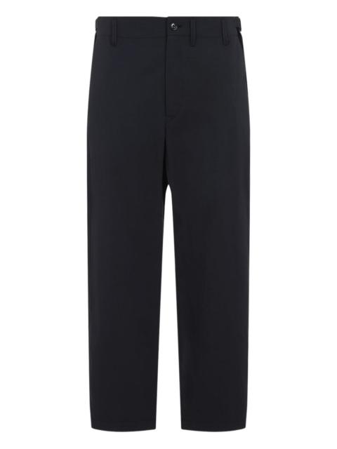 button-fastening trousers