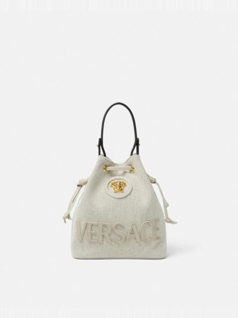 La Medusa Canvas Bucket Bag