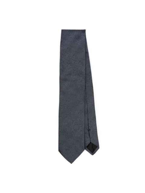 herringbone-pattern silk