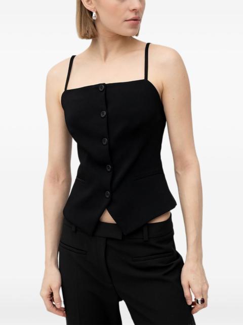 buttoned camisole top