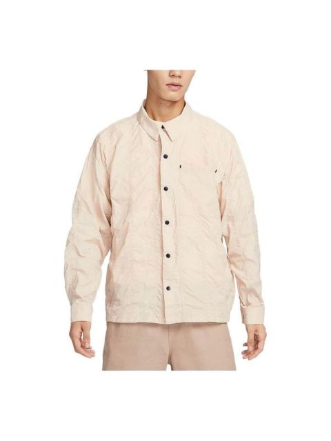 Nike Sportswear Tech Pack Woven Long-Sleeve Top 'Beige' FB7364-126