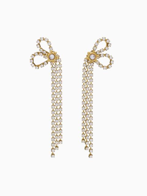 Crystal Bow Chandelier Earring