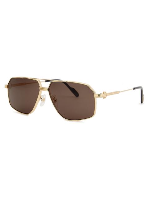 Cartier Première De Cartier Aviator-style Sunglasses