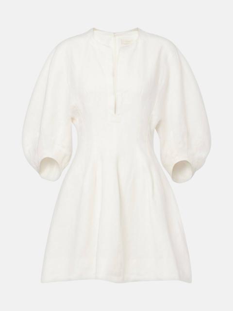 Soleil linen minidress