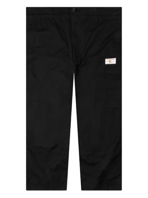 logo-patch cargo trousers