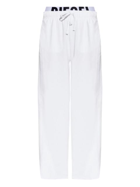 Leslie-D-Pop drawstring waistband track pants