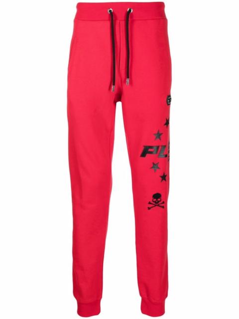 logo skull tracksuit bottoms