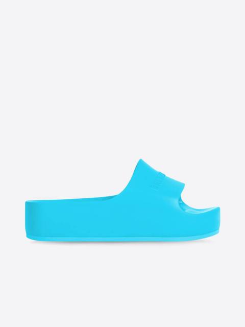 Women's Chunky Slide Sandal in Blue