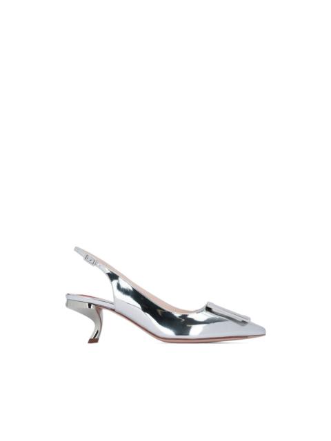 45mm Virgule heeled pumps