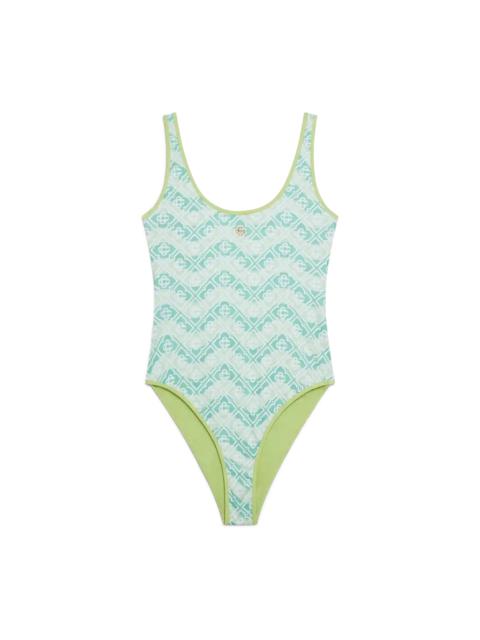 Wavy Monogram Swimsuit