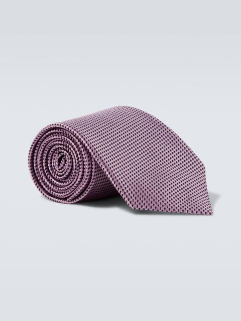 Silk twill tie