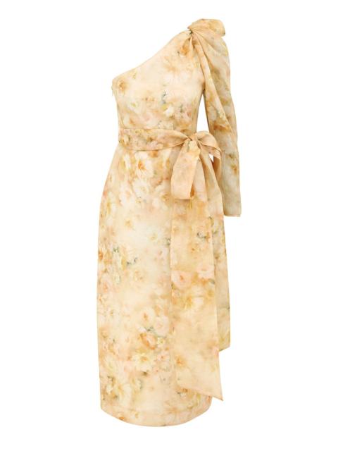 CRUSH ASYMMETRICAL MIDI DRESS