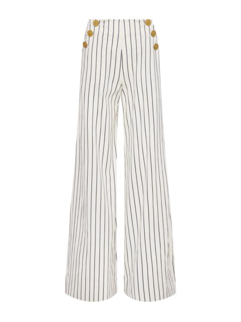 Kingston Striped Wide-Leg Pant