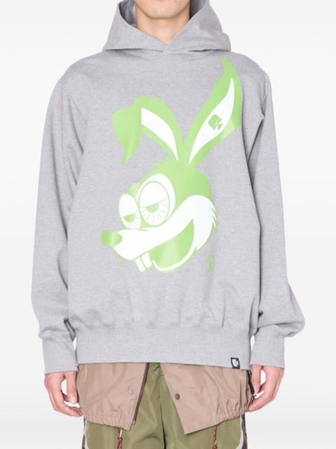 rabbit-graphic hoodie