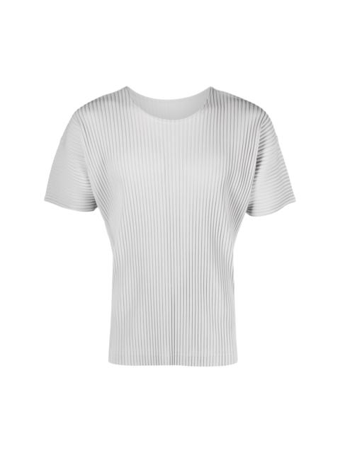 AW23 DROP 2 PLEATED SHORT SLEEVE SHIRT - LIGHT GRAY