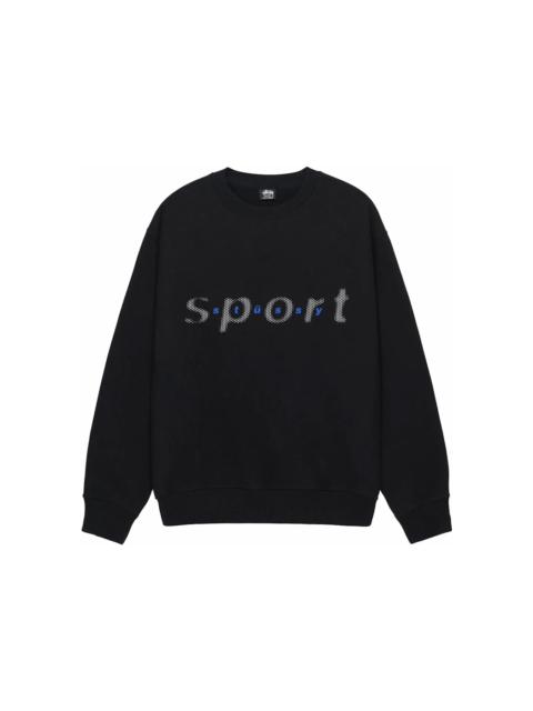 Stussy Dot Sport Crew Black