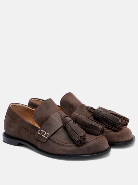 Suede loafers