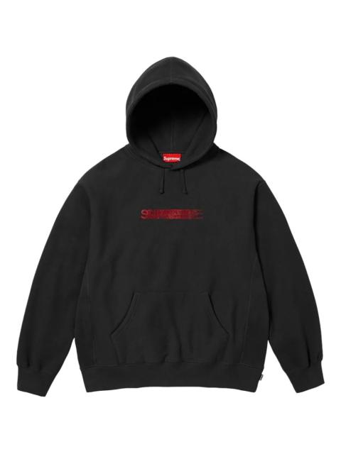 x Swarovski motion-logo hoodie