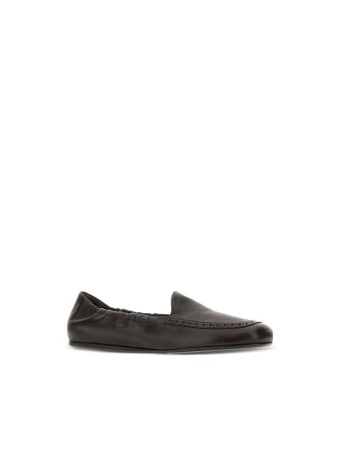 ebony penny loafers