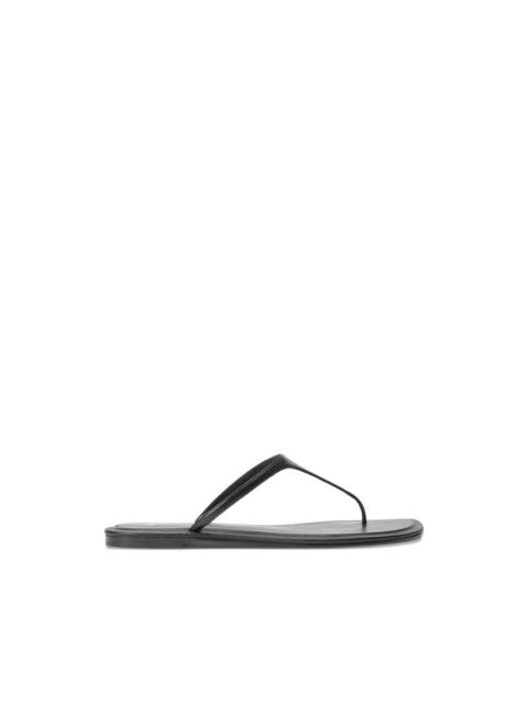 pony leather thong sandals