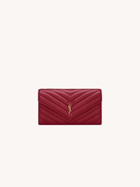 CASSANDRE LARGE FLAP WALLET IN LAMBSKIN