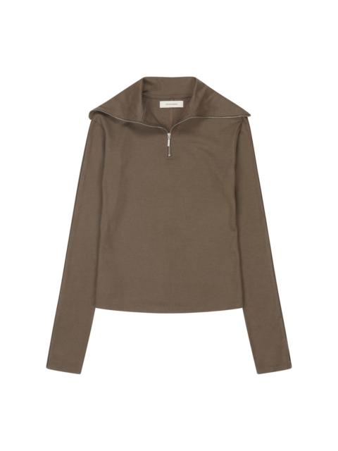 APEX WOOL TOP COFFEE