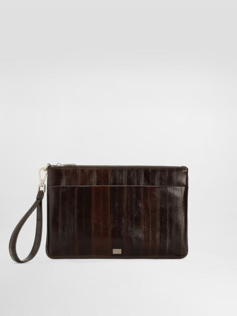 Eel leather necessaire