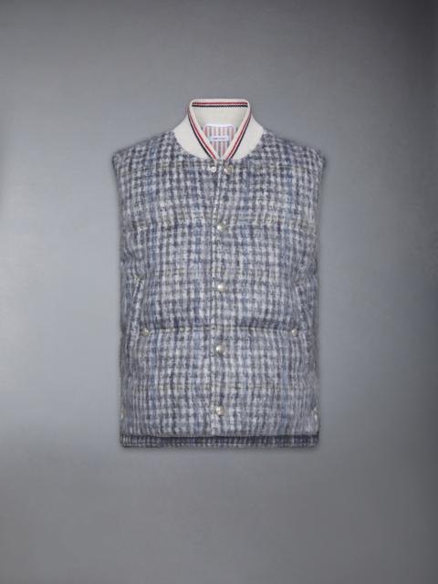 GUNCLUB CHECK HAIRY MOHAIR DOWNFILLED VEST