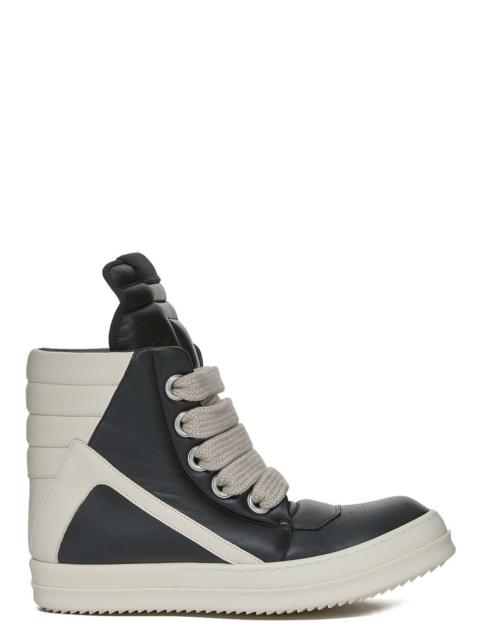 Black & Off-White Hollywood Jumbolace Geobasket Sneakers