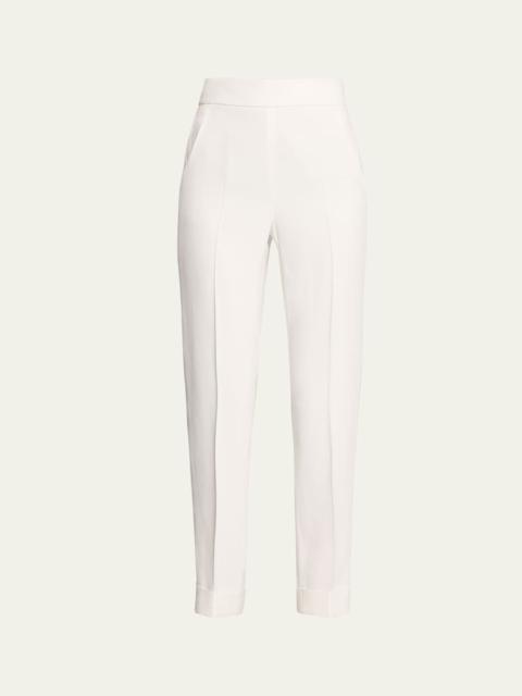 Straight Leg Wool Pants