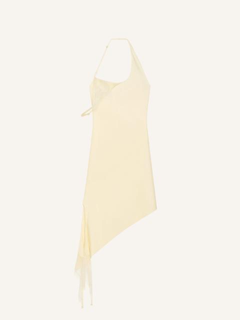 UNDRESSED LACE SATIN DRESS