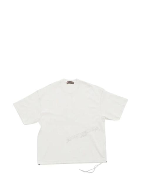 logo-embroidered T-shirt