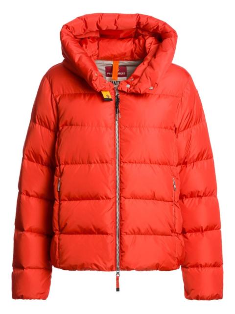 hooded puffer jacket