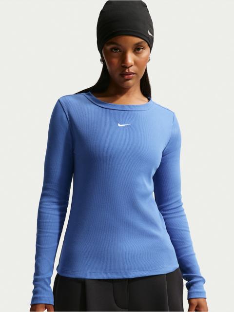 Nike Sportswear Women's Tight Long-Sleeve Ribbed T-Shirt