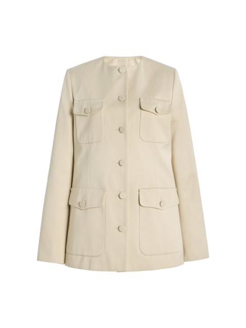 Perry Cotton-Blend Jacket off-white