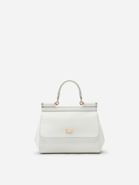 Small dauphine leather Sicily bag