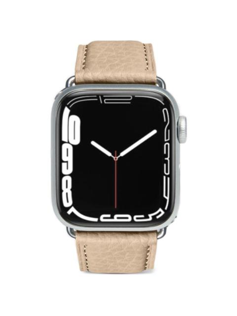 Apple Watch grained polished metal watch accessory