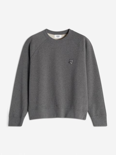 BOLD FOX HEAD PATCH OVERSIZE SWEATSHIRT