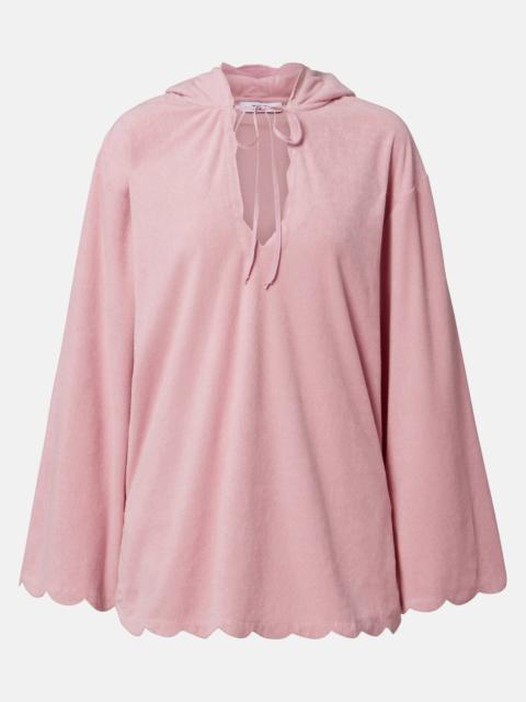 Baughman cotton-blend terry tunic