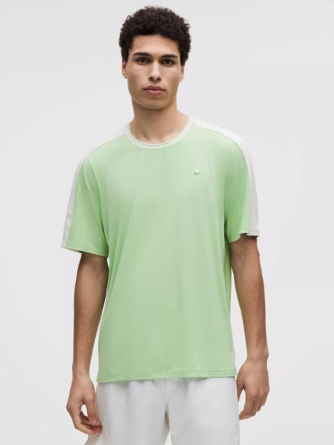 UV-Protective Mesh Panelled Tennis Shirt