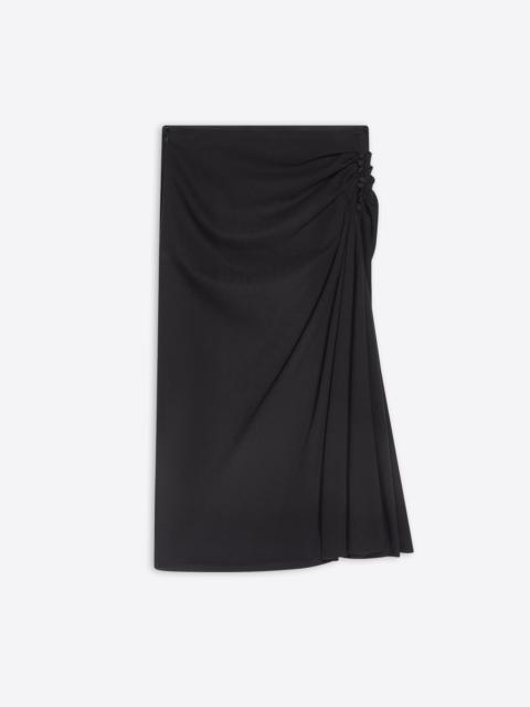 DRAPED JERSEY SKIRT