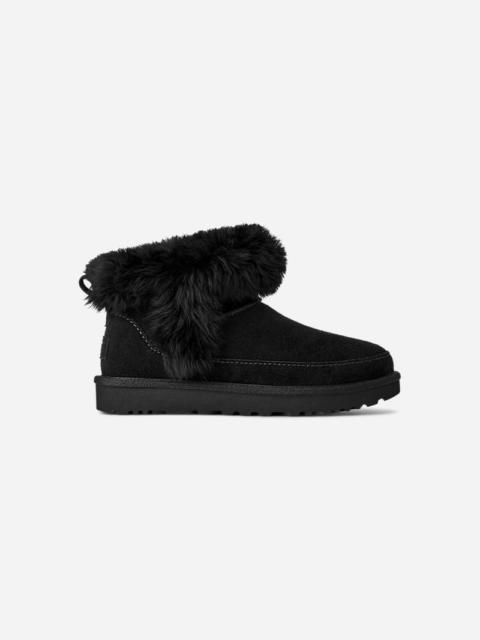 ® Women's Classic Ultra Mini Chalet Sheepskin Classic Boots in Black