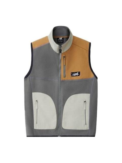 New Balance x Tyakasha Cotton Colorblock Vest 'Grey Tan White' NJA4N413-GR